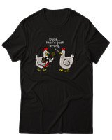 T-Shirt Unisex - Dude That's Just Wrong - Color Thumbnail Μαύρο