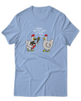 T-Shirt Unisex - Dude That's Just Wrong - Color Thumbnail Γαλάζιο