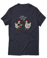 T-Shirt Unisex - Dude That's Just Wrong - Color Thumbnail Σκούρο Μπλε