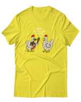 T-Shirt Unisex - Dude That's Just Wrong - Color Thumbnail Κίτρινο