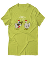 T-Shirt Unisex - Dude That's Just Wrong - Color Thumbnail Λαχανί