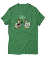 T-Shirt Unisex - Dude That's Just Wrong - Color Thumbnail Πράσινο