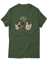 T-Shirt Unisex - Dude That's Just Wrong - Color Thumbnail Κυπαρισσί
