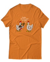 T-Shirt Unisex - Dude That's Just Wrong - Color Thumbnail Πορτοκαλί