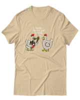T-Shirt Unisex - Dude That's Just Wrong - Color Thumbnail Μπεζ