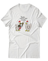 T-Shirt Unisex - Dude That's Just Wrong - Color Thumbnail Άσπρο