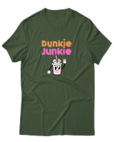 T-Shirt Αντρικό - Dunkie Junkie - Color Thumbnail Κυπαρισσί