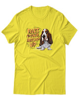 T-Shirt Αντρικό - Ears Down Sarcasm Up - Color Thumbnail Κίτρινο