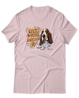 T-Shirt Αντρικό - Ears Down Sarcasm Up - Color Thumbnail Απαλό Ροζ