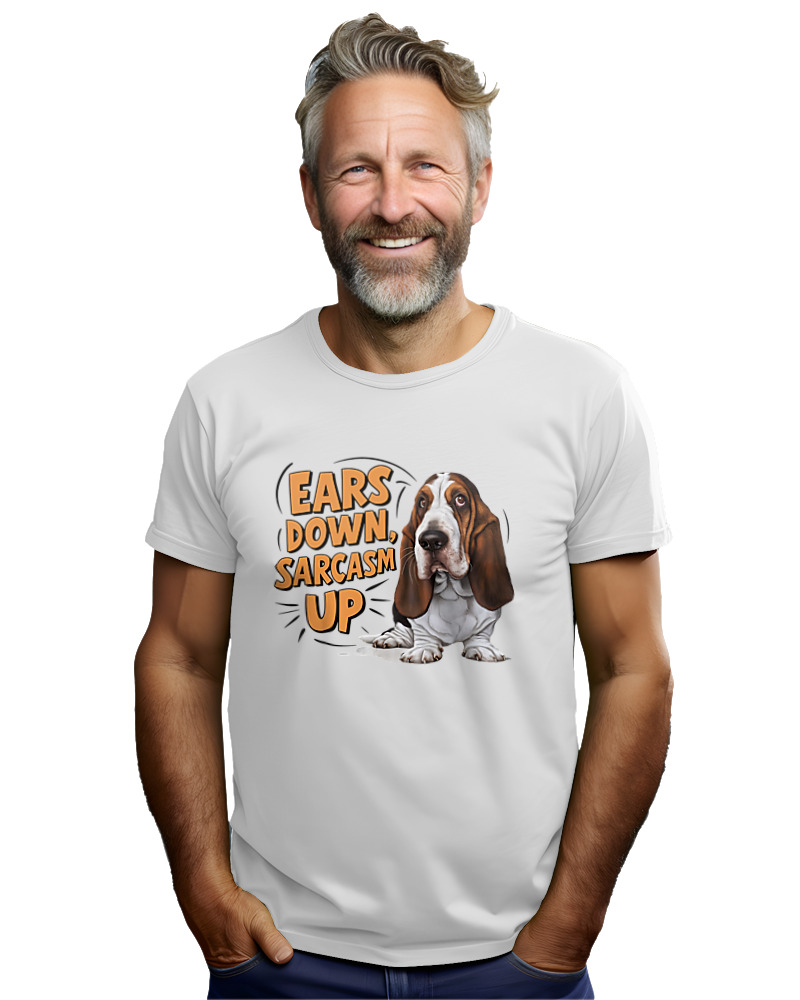 T-Shirt Αντρικό - Ears Down Sarcasm Up - Image 2