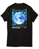 T-Shirt Αντρικό - Earth Mode - Color Thumbnail Μαύρο