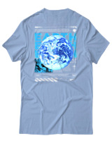 T-Shirt Αντρικό - Earth Mode - Color Thumbnail Γαλάζιο