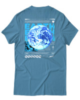 T-Shirt Αντρικό - Earth Mode - Color Thumbnail Τιρκουάζ