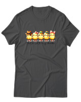T-Shirt Αντρικό - Easter With My Chicks - Color Thumbnail Ανθρακί
