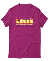 T-Shirt Αντρικό - Easter With My Chicks - Color Thumbnail Φουξια