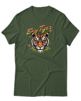T-Shirt Αντρικό - Easy Tiger - Color Thumbnail Κυπαρισσί