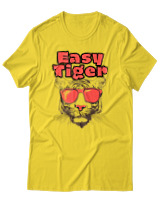 T-Shirt Αντρικό - Easy Tiger - Color Thumbnail Χρυσό Κίτρινο