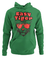 Φούτερ με κουκούλα - Easy Tiger - Color Thumbnail Kelly Green