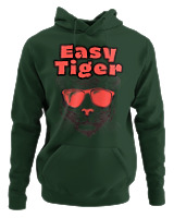 Φούτερ με κουκούλα - Easy Tiger - Color Thumbnail Κυπαρισσί