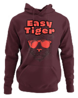 Φούτερ με κουκούλα - Easy Tiger - Color Thumbnail Marron