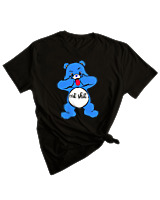 T-Shirt Woman Fashion Γυναικείο - Eat Shit  - Color Thumbnail BLACK