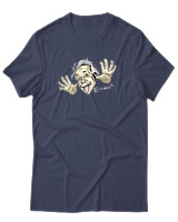T-Shirt Αντρικό - Einstein - Color Thumbnail Μπλε Γκρι