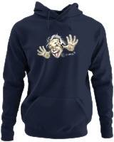 Φούτερ με κουκούλα - Einstein - Color Thumbnail Navy Blue