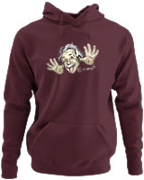 Φούτερ με κουκούλα - Einstein - Color Thumbnail Marron