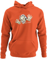 Φούτερ με κουκούλα - Einstein - Color Thumbnail Orange