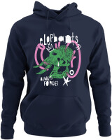 Φούτερ με κουκούλα - Elephants Always Forget - Color Thumbnail Navy Blue