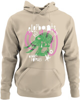 Φούτερ με κουκούλα - Elephants Always Forget - Color Thumbnail Μπέζ