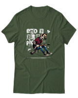 T-Shirt Αντρικό - Emo Is Just A Phase - Color Thumbnail Κυπαρισσί