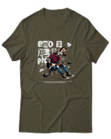 T-Shirt Αντρικό - Emo Is Just A Phase - Color Thumbnail Χακί