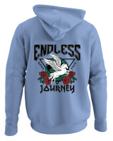 Φούτερ με κουκούλα - Endless Journey - Color Thumbnail Blue Carolina