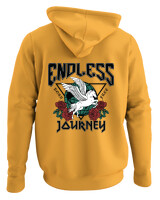 Φούτερ με κουκούλα - Endless Journey - Color Thumbnail Κίτρινο Χρυσό