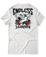 T-Shirt Αντρικό - Endless Journey - Color Thumbnail Άσπρο