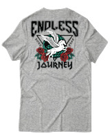 T-Shirt Αντρικό - Endless Journey - Color Thumbnail Γκρι Μελανζέ