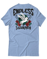 T-Shirt Αντρικό - Endless Journey - Color Thumbnail Γαλάζιο