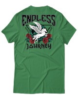 T-Shirt Αντρικό - Endless Journey - Color Thumbnail Πράσινο