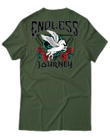 T-Shirt Αντρικό - Endless Journey - Color Thumbnail Κυπαρισσί