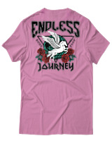 T-Shirt Αντρικό - Endless Journey - Color Thumbnail Ροζ