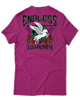 T-Shirt Αντρικό - Endless Journey - Color Thumbnail Φουξια