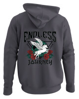 Φούτερ με κουκούλα - Endless Journey - Color Thumbnail Ανθρακί