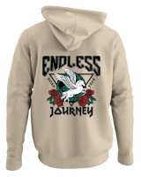 Φούτερ με κουκούλα - Endless Journey - Color Thumbnail Μπέζ