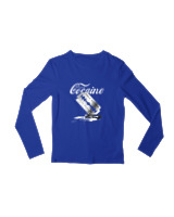Μακρυμάνικο Μακό Παιδικό - Enjoy Cocaine - Color Thumbnail Μπλε Ρουά