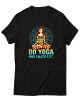 T-Shirt  Γυναικείο - Enjoy Life - Color Thumbnail Μαύρο