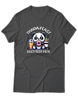 T-Shirt Αντρικό - Enjoy Your Meal - Color Thumbnail Ανθρακί
