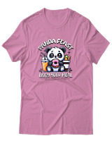 T-Shirt Αντρικό - Enjoy Your Meal - Color Thumbnail Ροζ