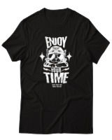 T-Shirt Αντρικό - Enjoy Your Time - Color Thumbnail Μαύρο