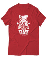 T-Shirt Αντρικό - Enjoy Your Time - Color Thumbnail Κόκκινο
